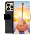 Custodia a Portafoglio Premium per iPhone 13 Pro Max - Chitarra