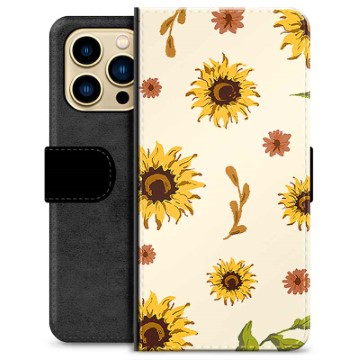 Custodia a Portafoglio Premium per iPhone 13 Pro Max - Girasole