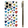 Custodia in TPU per iPhone 13 Pro Max - Cuori