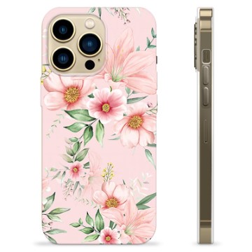 iPhone 13 Pro Max Custodia TPU - Fiori ad Acquerello