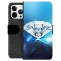 Custodia a Portafoglio Premium per iPhone 13 Pro - Diamante