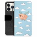 Custodia a Portafoglio Premium per iPhone 13 Pro - Flying Pig