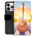 Custodia a Portafoglio Premium per iPhone 13 Pro - Chitarra