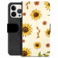 Custodia a Portafoglio Premium per iPhone 13 Pro - Girasole