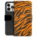 Custodia a Portafoglio Premium per iPhone 13 Pro - Tigre