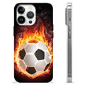 Custodia in TPU per iPhone 13 Pro - Football Flame