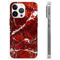 Custodia in TPU per iPhone 13 Pro - Marmo rosso