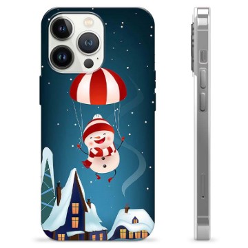 Custodia in TPU per iPhone 13 Pro - Pupazzo di neve