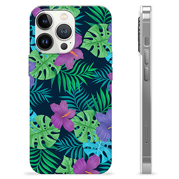 Custodia in TPU per iPhone 13 Pro - Fiore tropicale