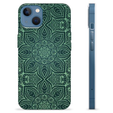 iPhone 13 Custodia TPU - Mandala Verde