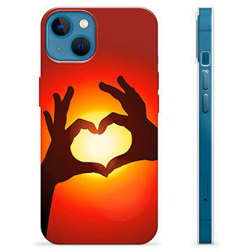 iPhone 13 Custodia TPU - Siluetta del Cuore