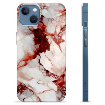 iPhone 13 Custodia TPU - Marmo Rubino