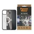 iPhone 14 Plus/15 Plus PanzerGlass ClearCase Custodia antibatterica MagSafe - Nero / trasparente