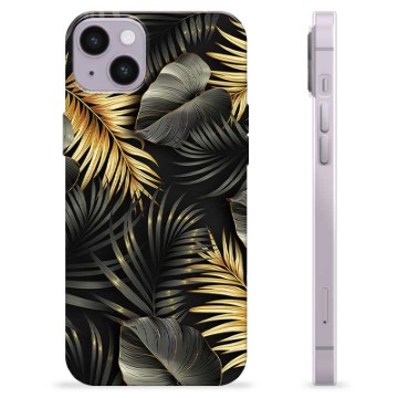 iPhone 14 Plus Custodia TPU - Foglie Dorate