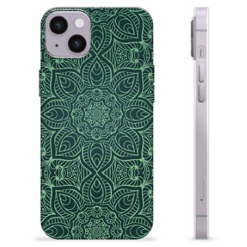 iPhone 14 Plus Custodia TPU - Mandala Verde