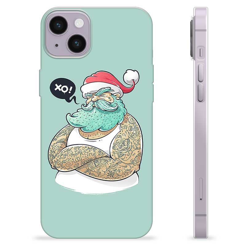 iPhone 14 Plus Custodia TPU - Babbo Natale Moderno