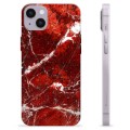 iPhone 14 Plus Custodia TPU - Marmo Rosso