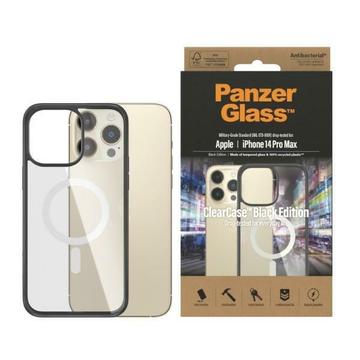 iPhone 14 Pro Max PanzerGlass ClearCase Custodia antibatterica MagSafe - Nero / trasparente