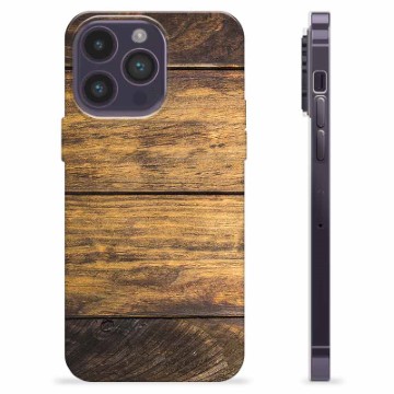 iPhone 14 Pro Max Custodia TPU - Legno