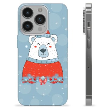 iPhone 14 Pro Custodia TPU - Orso di Natale