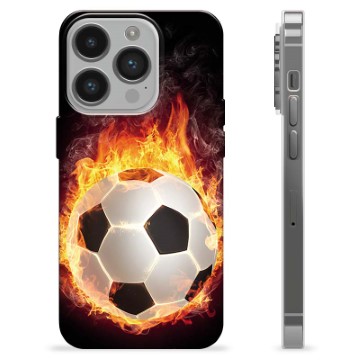 iPhone 14 Pro Custodia TPU - Fiamma di Calcio