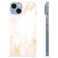 iPhone 14 Custodia TPU - Marmo Perla Dorata