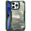 Custodia Ibrida Anti-Shock per iPhone 15 - Camouflage