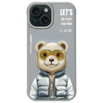 Custodia Orso per iPhone 15 Nimmy Friends Cool&Cute 2.0