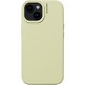 Custodia in silicone per iPhone 15 Nudient Base - Gialla