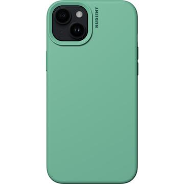 Custodia in Silicone Nudient Base per iPhone 15 Plus - Verde menta