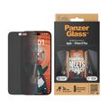 Proteggi Schermo PanzerGlass Ultra-Wide Fit Privacy EasyAligner per iPhone 15 Plus - Bordo Nero