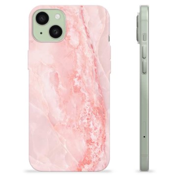 iPhone 15 Plus Custodia TPU - Marmo Rosa