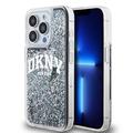 Custodia iPhone 15 Pro DKNY Liquid Glitter Arch Logo