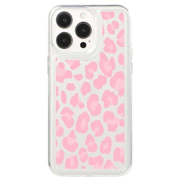 Custodia iPhone 15 Pro Fashion TPU - Leopardo Rosa