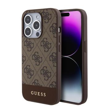 Custodia per iPhone 15 Pro Guess 4G Stripe - Compatibile con MagSafe