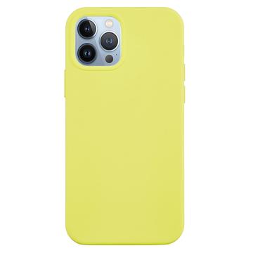 Custodia Silicone Liquido per iPhone 15 Pro - Gialla