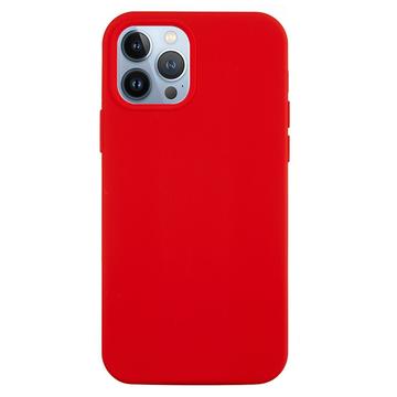 Custodia Silicone Liquido per iPhone 15 Pro - Rossa