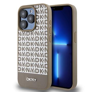 Custodia per iPhone 15 Pro Max DKNY con motivo a righe in basso - Compatibile con MagSafe