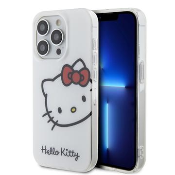 Custodia per iPhone 15 Pro Max Hello Kitty IML Kitty Testa - Bianca