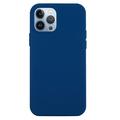 Custodia Silicone Liquido per iPhone 15 Pro Max - Blu