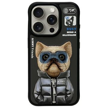 Custodia cani iPhone 15 Pro Max Nimmy Friends Cool&Cute 2.0 - Nera