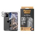 Set di Protezione PanzerGlass 3-in-1 per iPhone 15 Pro Max - Trasparente