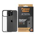 Custodia per iPhone 15 Pro Max PanzerGlass ClearCase D3O Bio - Nera / Trasparente