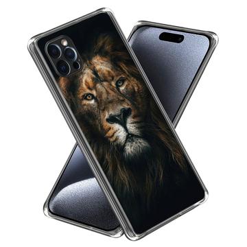 Custodia in TPU Stylish Ultra Sottile per iPhone 15 Pro Max - Leone