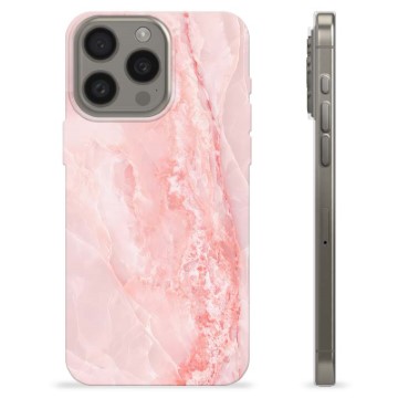 iPhone 15 Pro Max Custodia TPU - Marmo Rosa