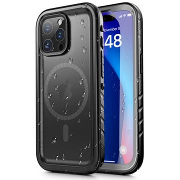 Custodia Impermeabile IP68 Tech-Protect Shellbox Mag per iPhone 15 Pro Max - Nera