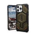 Custodia Ibrida UAG Monarch per iPhone 15 Pro Max - Verde Kevlar