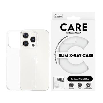 Custodia iPhone 15 Pro PanzerGlass Care Fashion Slim X-Ray - Trasparente