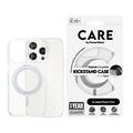 Custodia per iPhone 15 Pro PanzerGlass Care Kickstand - Compatibile con MagSafe - Argenta