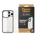 Custodia per iPhone 15 Pro PanzerGlass ClearCase D3O Bio - Nera / Trasparente